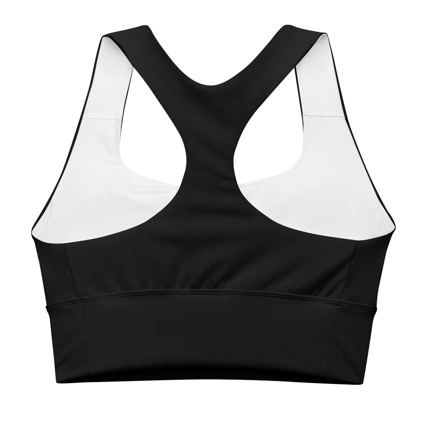 All-Over Print Recycled Longline Sports Bra